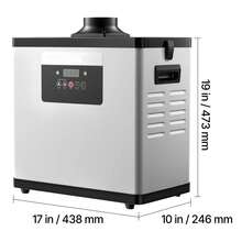 Solder Fume Extractor, Upgraded 4-Stage Filtration Soldering Smoke Absorber With 510 M³/H Strong Suction, 10-Speed & Remote Control Brushless Smoke Extractor For Laser Engraving, 3D Printing - 510 M³/h - View 11
