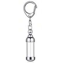 1 pièce Mini urne en verre porte-clés, bijoux de crémation pour cendres et cheveux humains et animaux de compagnie, collier urne ouvrable pour cendres, souvenir commémoratif de sympathie, urnes pour cendres humaines "Pour toujours dans nos cœurs" - Multicolore - Voir 10