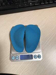 QKC 1双加厚鞋跟鞋垫，防滑垫，舒适运动足弓支撑鞋垫 - 藍色 - 查看 5