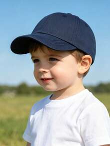 2pcs Adjustable Baseball Cap For Toddler Boys, 3 Months - 7 Years Old Kids Sun Hat, Breathable UV Protection Suitable For Outdoor, Beach, Camping, Casual Wear - 2pcs - View 9