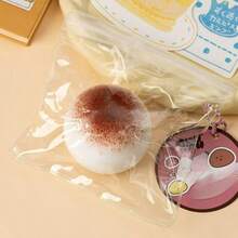 1 pièce Jouet squishy réaliste de nourriture, soulagement du stress tactile, jouet à presser, décoration de bureau, cadeau idéal pour Noël, Halloween et les fêtes - multicolore - Voir 13