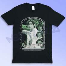 T-Shirt, Male Band Music, Retro Style, New Model, Unisex Size T-Shirt. Women's Shirts, Women's Sweatshirts, Women's Casual Sweater Blouse, Summer Prom Dresses - 黑色 - 查看 1