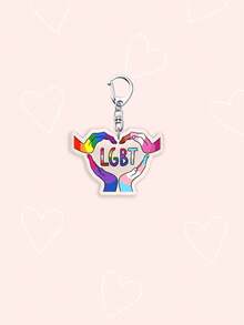 1/7件套 LGBT骄傲主题亚克力钥匙扣，可爱彩虹香蕉熊包挂饰，性感吐舌彩虹，彩虹旗代表女同性恋、双性恋、跨性别者、非二元性别者、无性恋及进步，可爱汽车钥匙扣、挂绳及手机装饰，是送给男朋友、女朋友、派对礼物、毕业礼物、手机装饰的理想之选，也是骄傲月、LGBT朋友及盟友的完美礼物。 - 彩色 - 查看 6