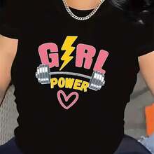 Printed T-Shirt For Men And Women - Black - View 1