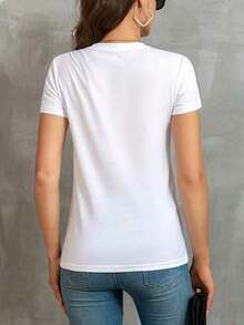 Women T-Shirts - White - View 3