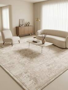 1pc Modern Minimalist Light-Colored Bohemian Area Rug, European And American Machine Washable Soft Rug, Rectangular, Short Pile, Machine Made, Suitable For Living Room, Bedroom, Office, Game Room, Study, Indoor/Outdoor Entrance, Home Decor, Christmas, Halloween, Thanksgiving Theme - Multicolor - View 1