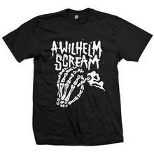 Camiseta unisex de manga corta, A Wilhelm Scream Band Retro World Tour Negra, todas las tallas, camiseta UR248, playeras hombre, spiderman, ,  mujer, romwe men, boho chic, maestras regalos, camiseta para mujer, conjuntos curvy para mu, y2k - Negro - Ver 1