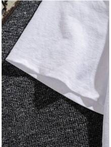 1 Matching Couple Anniversary T-Shirt, His And Her Wedding T-Shirts With "I Love My Wife Husband" Print, Thick Fabric Crew Neck T-Shirts, Machine Washable, Wedding Gifts For Couples, Anniversary Or Valentine's Day Gift. - 女款-白色 - 查看 6
