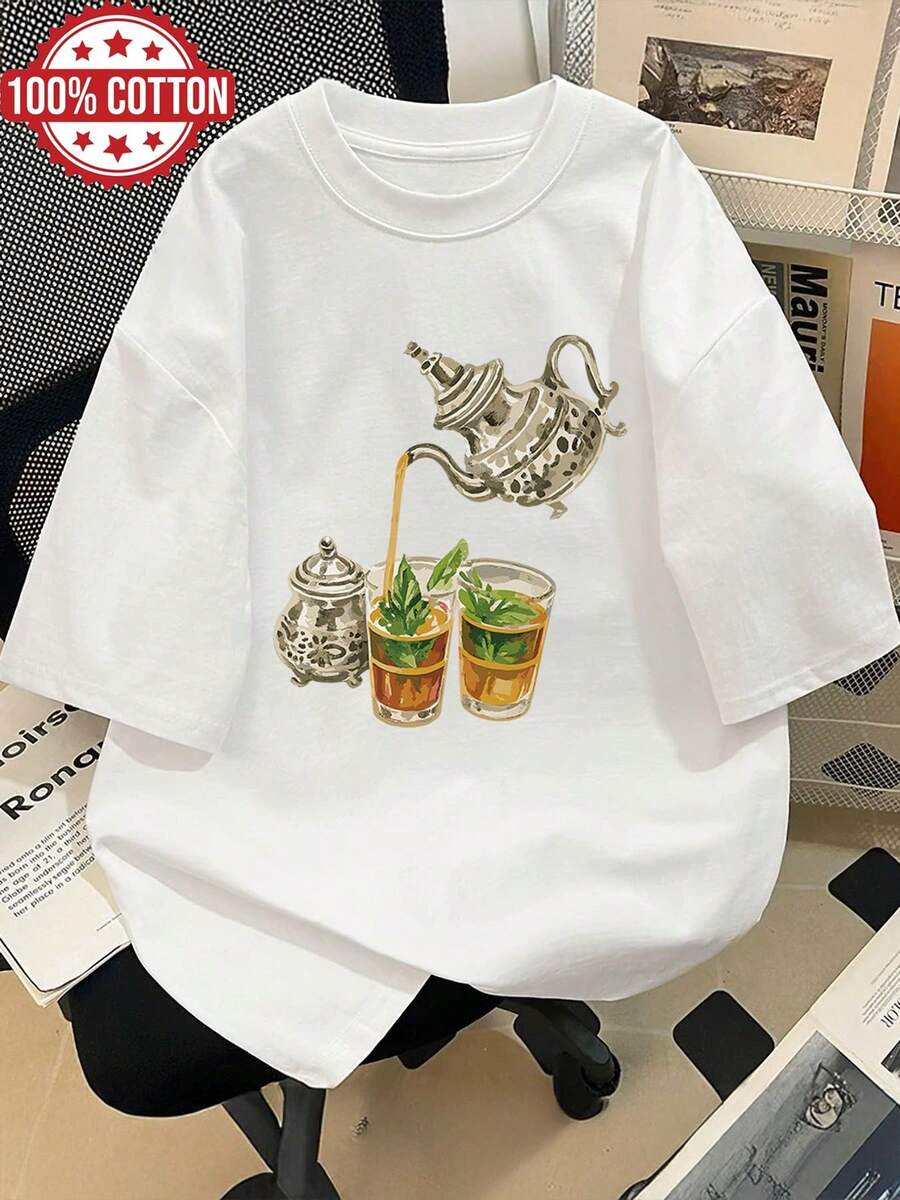 Women T-Shirts - White - View 1