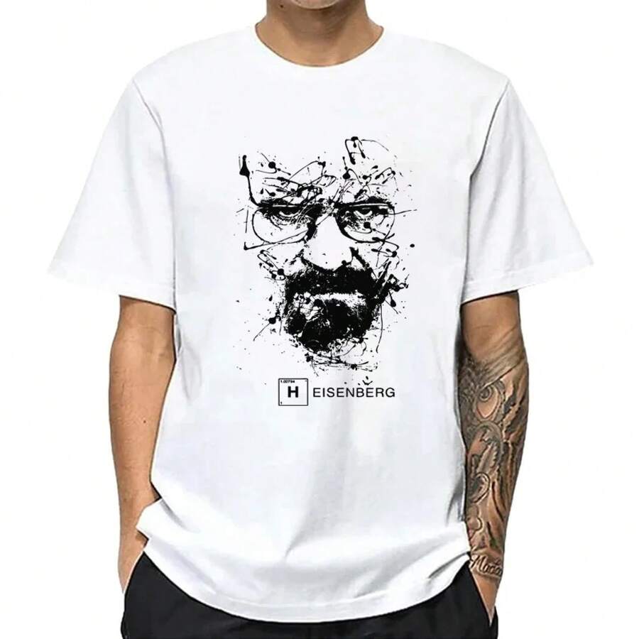 Camisetas informales a la moda para Hombre, camisetas 100% de algodón de alta calidad Breaking Bad, Camisetas de Heisenberg para Hombre, camisetas geniales para Hombre - Marina-2018337 - Ver 1