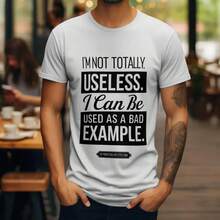 I'not Totally Useless-Shirt - Black - View 6