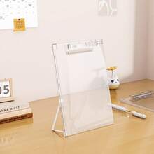 1pc Foldable Upright Hanging A4 Clipboard With Pen Holder, Durable Thick Multi-Function Exam Paper Clip Board For Office & Drawing - A4 - View 10