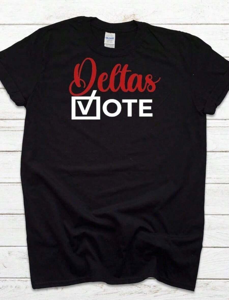 Camisetas Premium Casuales Unisex Bonitas Delta Sigma Theta, DST, Sorority, Camiseta Griega - Negro 7 - Ver 1