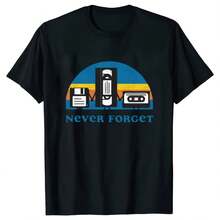 Camiseta con estampado sarcástico de música y texto divertido, talla asiática S-5XL, unisex, holgada, de gran tamaño, manga corta - forma - Ver 1