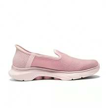 Skechers Giày đi bộ GO WALK 7 dành cho nữ, chất liệu lưới thoáng khí, thoải mái. - Hồng - Xem 4