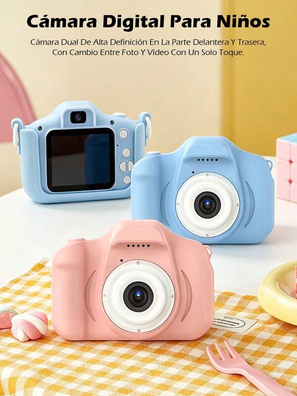 Mini c¡mara digital para ni'os toma fotos yvideos juguetes SLR pequeÃo HD videoc¡mara portátilregalo educativo creativo niños