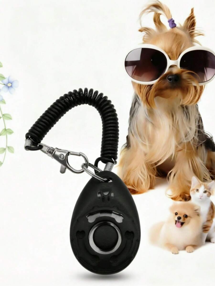 Dog Training Clicker, Behavior Correction Guide, Dog Communication Training Tool, Sound Emitting Dog Training Supplies - Multicolor - View 1
