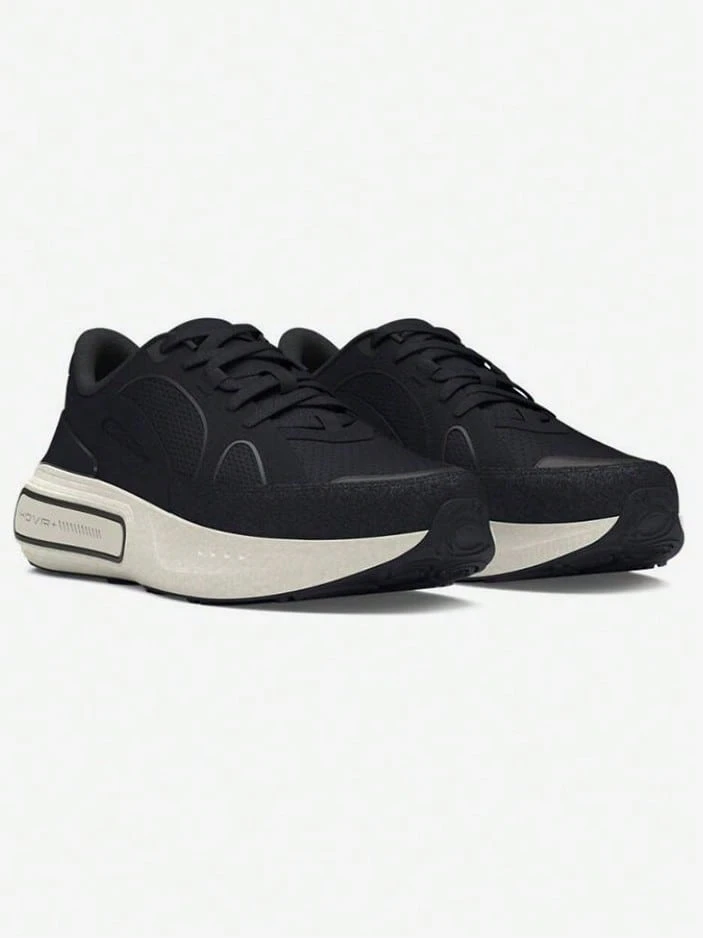 Under Armour Giày chạy bộ nam Phantom 4 Luxe HOVR nhẹ, thoáng khí, chất liệu lưới, thích hợp cho việc đi lại trong thành phố. - màu đen - Xem 1