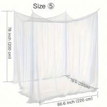 Extra Large Outdoor Camping Mosquito Net Canopy, Portable Four-Sided Mesh Single Door Tent For Camping & Travel - Outdoor Mosquito Net - View 2