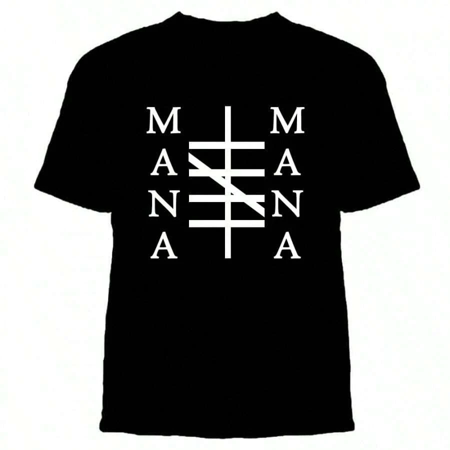 Mana Mana - Logo T-Shirt - Svart Records. With A Crisp, Streamlined Cut, This Garment Creates A Clean And Vibrant Look When Worn. Its Relaxed Yet Flattering Silhouette Suits All Body Types, Offering A Style That Is Both Casual And With A Touch Of Elegance. - 黑色 - 查看 1