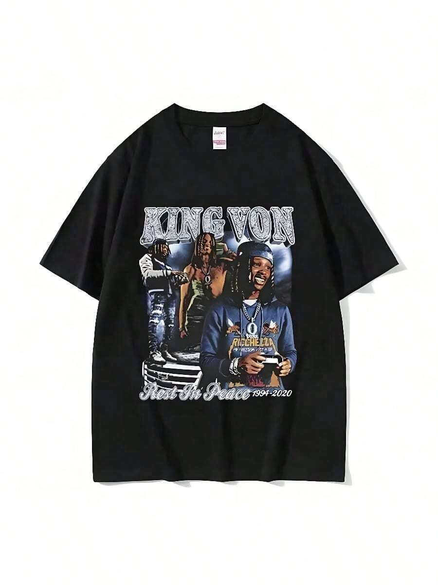 Breathable And Cool Summer T-Shirt 2026, New, Sunday Icon Red, Men's,  Golf Style, Loose Fit, Comfortable, Crew Neck, Short Sleeve, Urban Sportswear, Fashion Tops - 黑色 14 - 查看 1