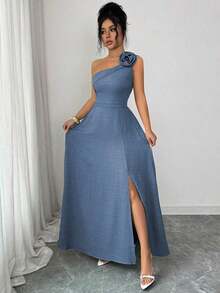 Women Midi Dresses - Blue Mist - View 6