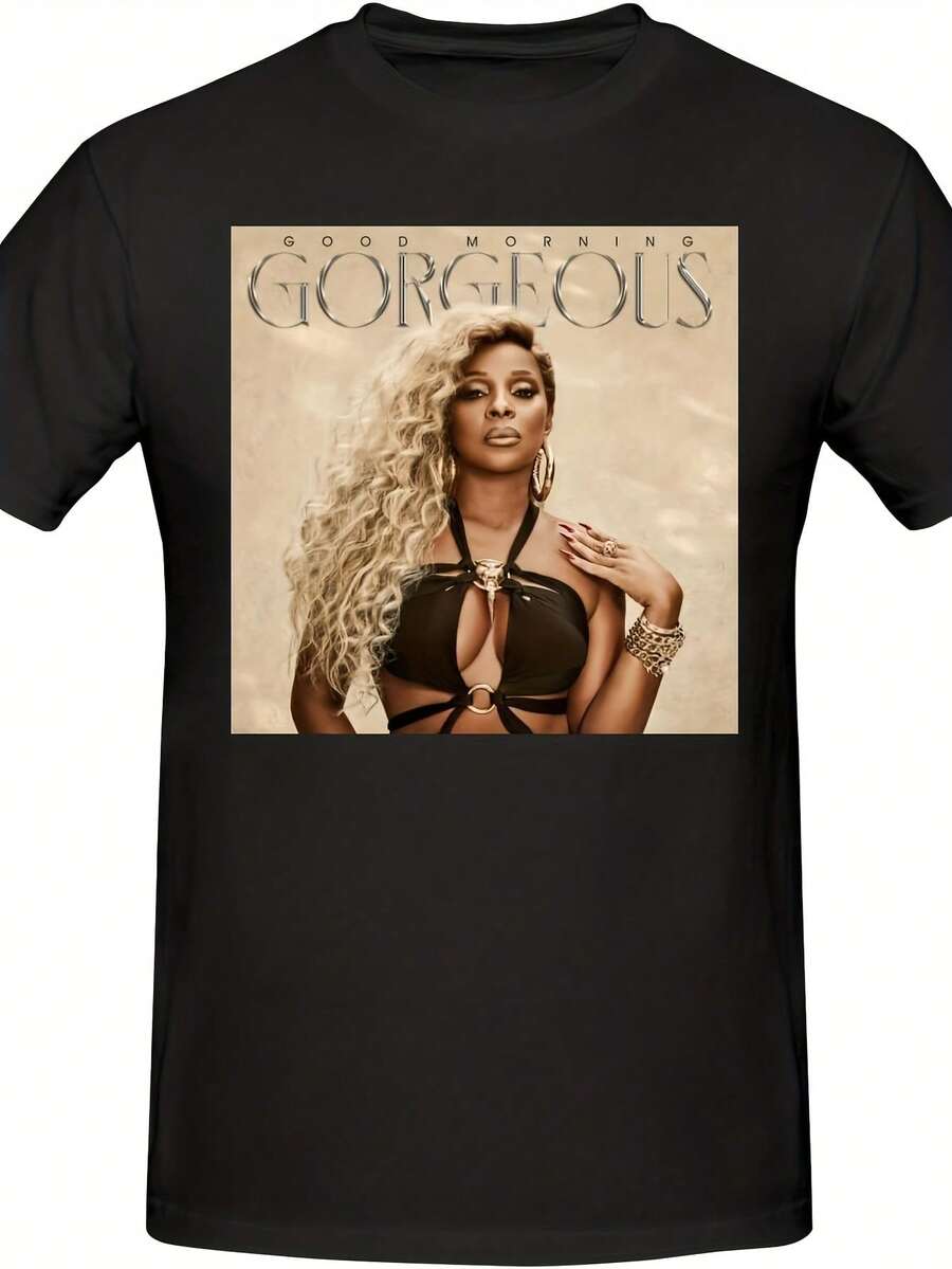 Camiseta unisex, 2026NuevoModaHombresMaríaJBligeGráficoCamiseta-ReinadeHip-HopAlmaIcónicoRetrato&CanciónLetras de cancionesImprimir,TranspirableCuello redondoCortoMangaInformalMúsicaVentiladorRopa, vestimentaMáquinaLavableR&BTeeconGeometric,,ropademujerblusasparadamacasualescamisasdemujerblusablusasparamujercamisas, GráficasimpresoAmigable con la piel, estilo de los 90Retro, Ropa Urbana, De Modacasualcamisetas - Negro - Ver 1