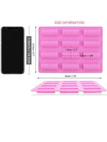 1/2/4件組 12格棒棒糖矽膠模具 耐熱不沾可重複使用 適用巧克力、起司棒、能量棒、布丁、冰塊、餅乾、棉花糖與奶油蛋糕 DIY烘焙禮物 適合情人節、母親節與聖誕節禮物 - 彩色 - 查看 7