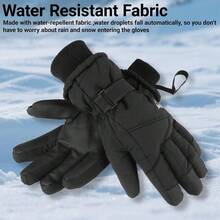 Warm Waterproof Winter Snow Gloves For Women Non Slip Touchscreen Snowboarding Skiing Mittens - 1 - View 6