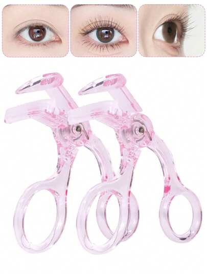 2pcs New Long-Lasting Eyelash Curler, Suitable For Beginners. Full-Open Eyelash Curler, Easy To Operate, Very Suitable For Beginners (1pc)