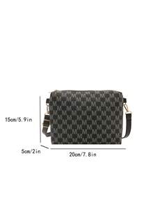 Bộ 3 túi tote in chữ M, có chi tiết logo kim loại, chất liệu giả da và vải bố, thiết kế miệng túi mở, phong cách thường ngày, túi đeo vai cỡ lớn kèm ví nhỏ và ví đựng tiền xu dành cho nữ. - màu đen - Xem 8