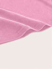 Top corto azul marino para mujer, top tubo casual ajustado adecuado para el verano - Rosa Pálido - Ver 6