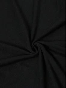 Fashionable Short-Sleeved Blouse For Women, With A Loose Fit And Printed Design. - 黑色 - 查看 4