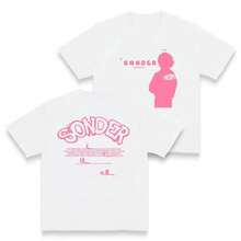 Camiseta Rosa Sonder Rap Casual de Cuello Redondo Estilo Urbano Hecha en EE. UU. Para Mujeres y Hombres [180G 100% algodón, ligera y transpirable, suave y cómoda] camiseta con estampado KVMD - Blanco - Ver 10
