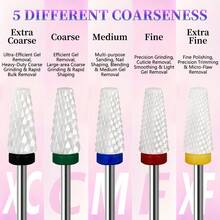 1pc Nail Drill Bit Professional Nail File For Gel Removal - Multicolor - View 3