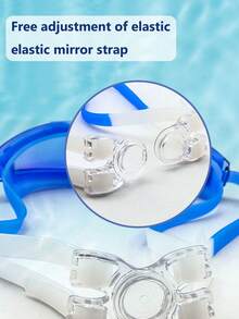 1 cặp kính bơi, kính bơi chống sương mù, chống nước độ nét cao dành cho người lớn nam và nữ, thiết bị bơi lội và lặn chuyên nghiệp. - A - Xem 4
