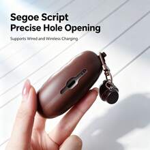 Funda protectora para auriculares 4 con diseño de granos de café para AirPods 4/Pro2/Pro3/Pro - Multicolor - Ver 4