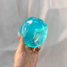1個椰子油填充可塑性蘋果－透明觸感良好蘋果，適合青少年與成人，可擠壓拉伸，不回彈可塑性感官紓壓玩具－生日禮物－理想禮物－驚喜禮物－節日禮物－情侶禮物－療癒禮物－遊戲愛好者的精緻禮物－擠壓玩具－紓壓必備 - 彩色 - 查看 9