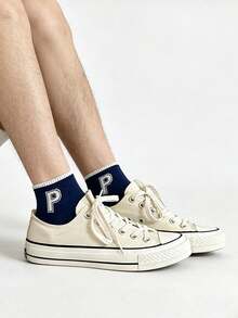 1/5 Pasang Kaos Kaki Pria Acak Bergaris, Berusuk, Bernapas, Menyerap Keringat, Gaya Mahasiswa, Cocok untuk Semua Musim, Cocok untuk Pelajar, Perjalanan Sehari-hari, di Rumah dan di Luar Ruangan - MultiWarna - View 6