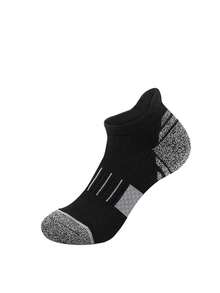 1/5/10/20 Pairs Men's Short Socks, Comfortable Durable Non-Slip Ankle Socks, Suitable For Basketball, Running, Sports - Multicolor - View 24