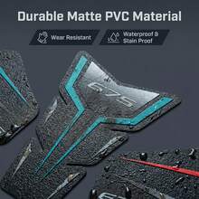 Nuevo modelo de protector de almohadilla del tanque de combustible 3D para CF MOTO 675NK 675SR 675SR-R, textura mate, almohadillas de agarre y tracción del tanque antiarañazos y antideslizantes, calcomanías de protección resistente al desgaste del tanque de combustible, accesorios para la carrocería de la motocicleta para protección de la pintura y control de conducción, calcomanías/decoraciones/modificaciones/accesorios de motocicleta - 675 - Ver 6