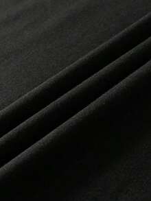 Mexican Basic  Blusa holgada de manga corta con estampado de gato, adecuada para uso diario, talla grande. Nuevo Lanzamiento - Negro - Ver 3