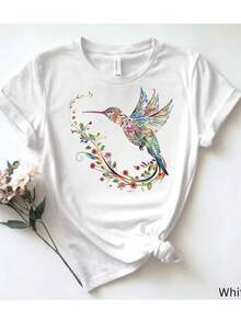 Women T-Shirts - White - View 6