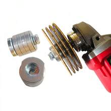 Bộ chuyển đổi máy mài góc loại 100 sang máy phay rãnh, đầu chuyển đổi máy mài cầm tay để phay rãnh tường, phụ kiện cắt nhiều lưỡi ren M10 - Nhiều màu - Xem 6