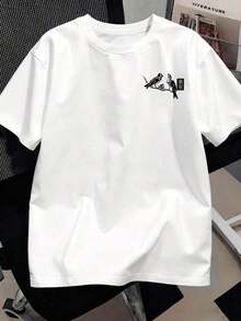 Regalo para novio "Amo a mi novia " Camiseta gráfica divertida para hombres - Blanco 2 - Ver 6