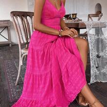 Holidaya New Vintage Floral Birthday Wedding Multi-Layer Patchwork Cute Bow Tie Dress For Women - Blanco - Ver 8
