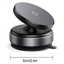 Powerful Magnetic Car Phone Holder - Dual-Sided Suction Cup Design, 360° Rotation, ABS Material, Multi-Angle Adjustable, No Adhesive Needed, Fits All Smartphone Sizes | Automatic Phone Holder - B - View 10