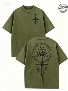 Break The SystemLOTR LOTR Middle Earth Shirt, JRR Tolkien Hoodie,  Merch, LOTR Sweatshirt, Menswear Top Apparel Men Gifts - 綠色 - 查看 6