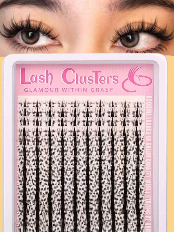 LIMEIKAI 140pcs Fairy Eyelashes 8-18mm Manga Eyelashes C Curl - Wide Span DIY Eyelashes Natural Extension Wet Look Pointed Anime Eyelashes Individual False Eyelashes Ultra-Thin Invisible Eyelash Strips