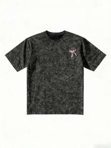 Women's Short-Sleeved T-Shirt, American Retro Vintage Style, Sexy, With Dirty Martini Social Club Print, Ideal For Bar, Party, Daily Outing, Shopping With Friends, Versatile Casual White Top. - 洗淨的灰燼 - 查看 3